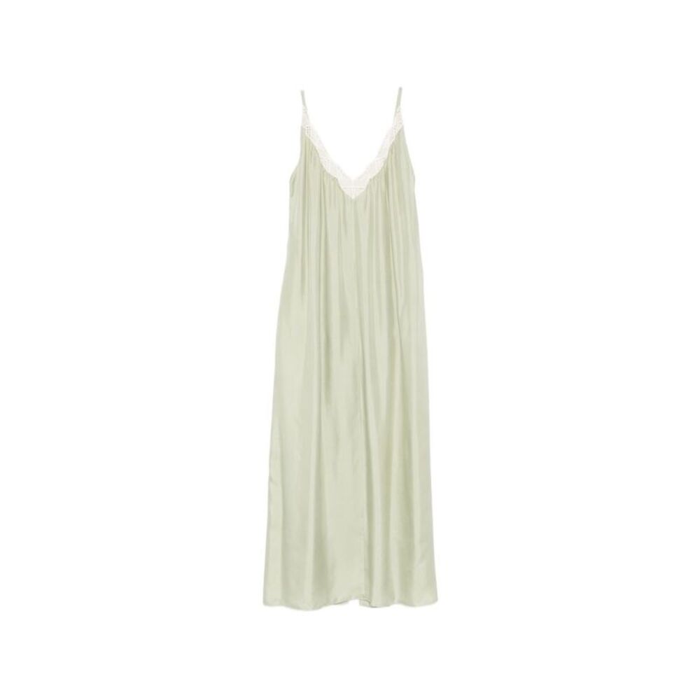 Alysi Women Silk Lace-Trim Dress